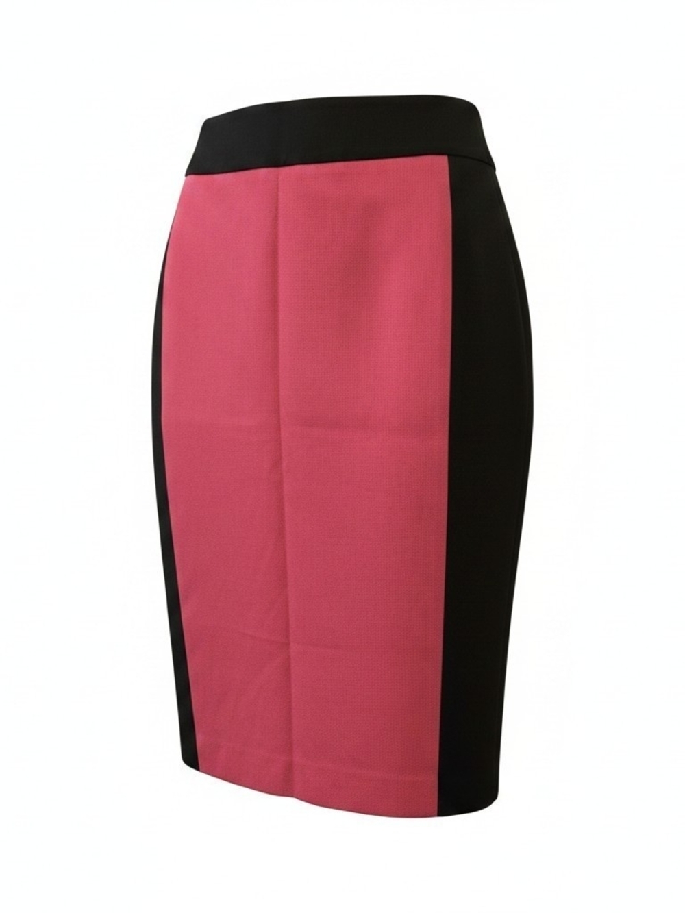 LOFT Pink and Black Panel Pencil Skirt - Size 8